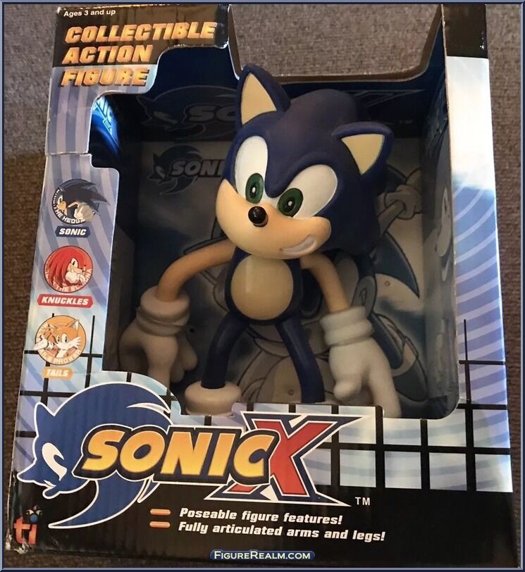 Sonic X - Shadow the Hedgehog - Sonic X Action Figures with Chaos Emeralds  (Toy Island)