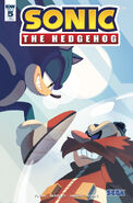 Sonic the Hedgehog #5 (May 2018). Art by Nathalie Fourdraine.