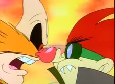Robotnik facing Quark, from "".