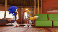 SB S1E01 Sonic Tails house