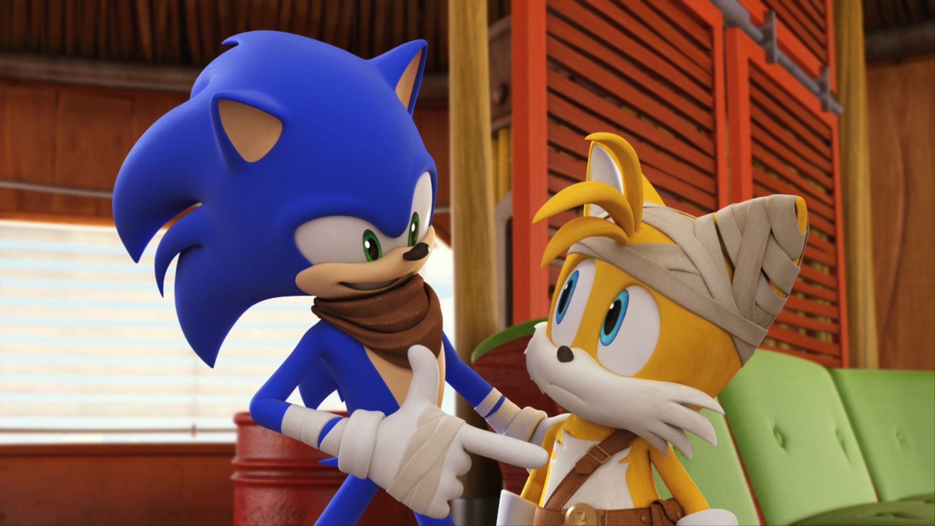 It Takes a Village to Defeat a Hedgehog, Mundo Sonic Boom Wiki