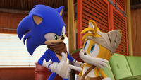 SB S1E01 Sonic convince Tails