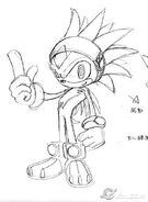 An early concept of one of Silver's design