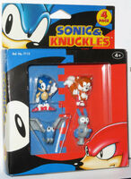 Sonic & Knuckles figurine, by Tomy