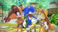 SB S1E38 Sticks Sonic disappointed Tails