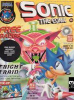Sonic the Comic #151 (March 1998). Art by Mick McMahon. Color by John M Burns.