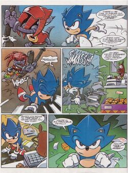 SONIC The HEDGEHOG Comic Book #139 October 2004 KNUCKLES & JULIE