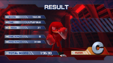 Knuckles' pose in Aquatic Base