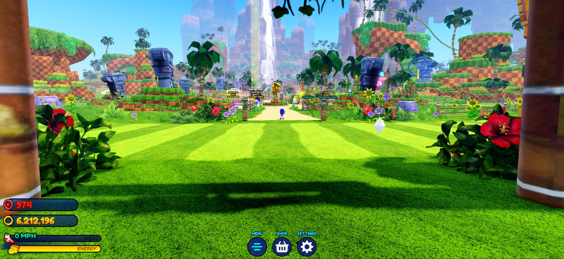 SONIC SPEED SIMULATOR 2! FIRST LOOK AT NEW GREEN HILL 