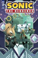 Sonic the Hedgehog #57 (February 2023). Art by Adam Bryce Thomas. Coloring by Reggie Graham.