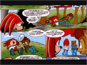 Knuckles remembering times with Sally