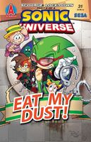 Sonic Universe #31 (August 2011). Art by Tracy Yardley and Jim Amash.