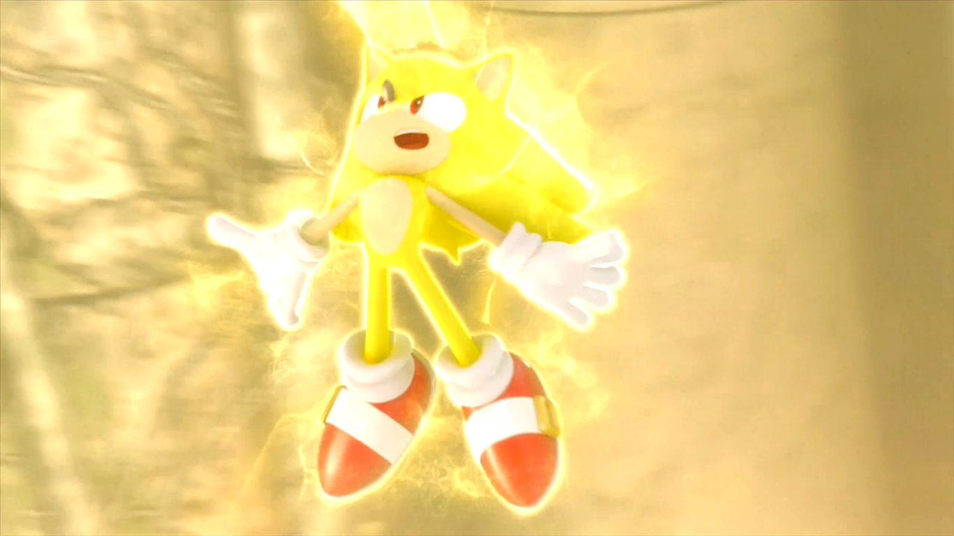 Fantasia Completa Do Super Sonic Dourado