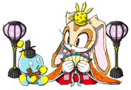 Cream the Rabbit y Cheese