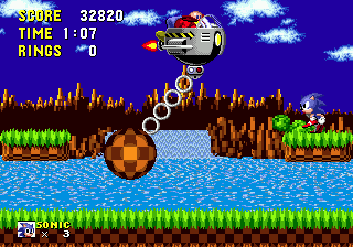 Sonic The Hedgeblog — In early 'Sonic 1′ screenshots the Green Hill Zone