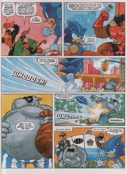 This panel from a 1996 Sonic Comic (Fleetway). : r/agedlikewine