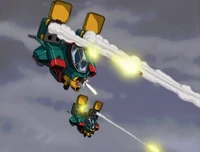 The Flying Dogs attacking .