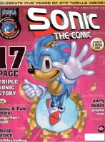 Sonic the Comic #130 (June 1998). Art by Dermot Power.