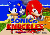 Sonic & Knuckles title screen 2