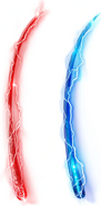 One of Sonic and Knuckles' quills in a poster