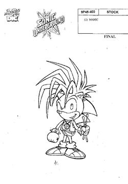 manic the hedgehog coloring pages