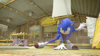 S2E01 Sonic battle stance