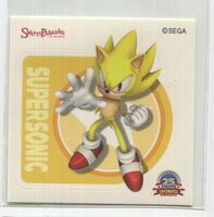 Sonic the Hedgehog 25th Anniversary sticker, by Sweets Paradise