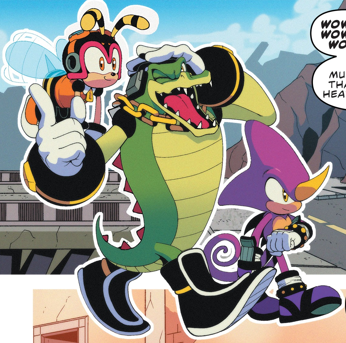 The Chaotix Detective Agency received - Sonic The Hedgehog