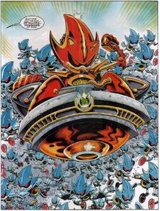 The , with the  in the center, from . Art by .