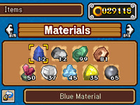 Materiały w Sonic Rush Adventure