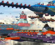 El Eggman Fleet en Sonic Heroes.