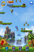 Sonic at Green Hill Zone in Sonic Jump (2012).