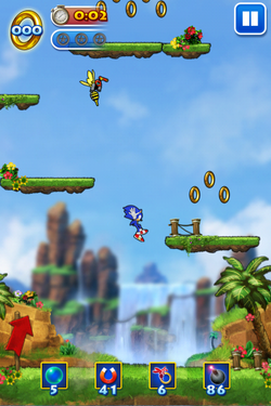 Green Hill Zone (Sonic Jump) (2012), Sonic Wiki Zone