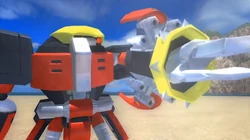 Omega's Omega Shot, from Sonic the Hedgehog (2006).