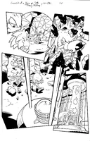 Page ten inks. Pencils by Tracy Yardley. Inks by Terry Austin.