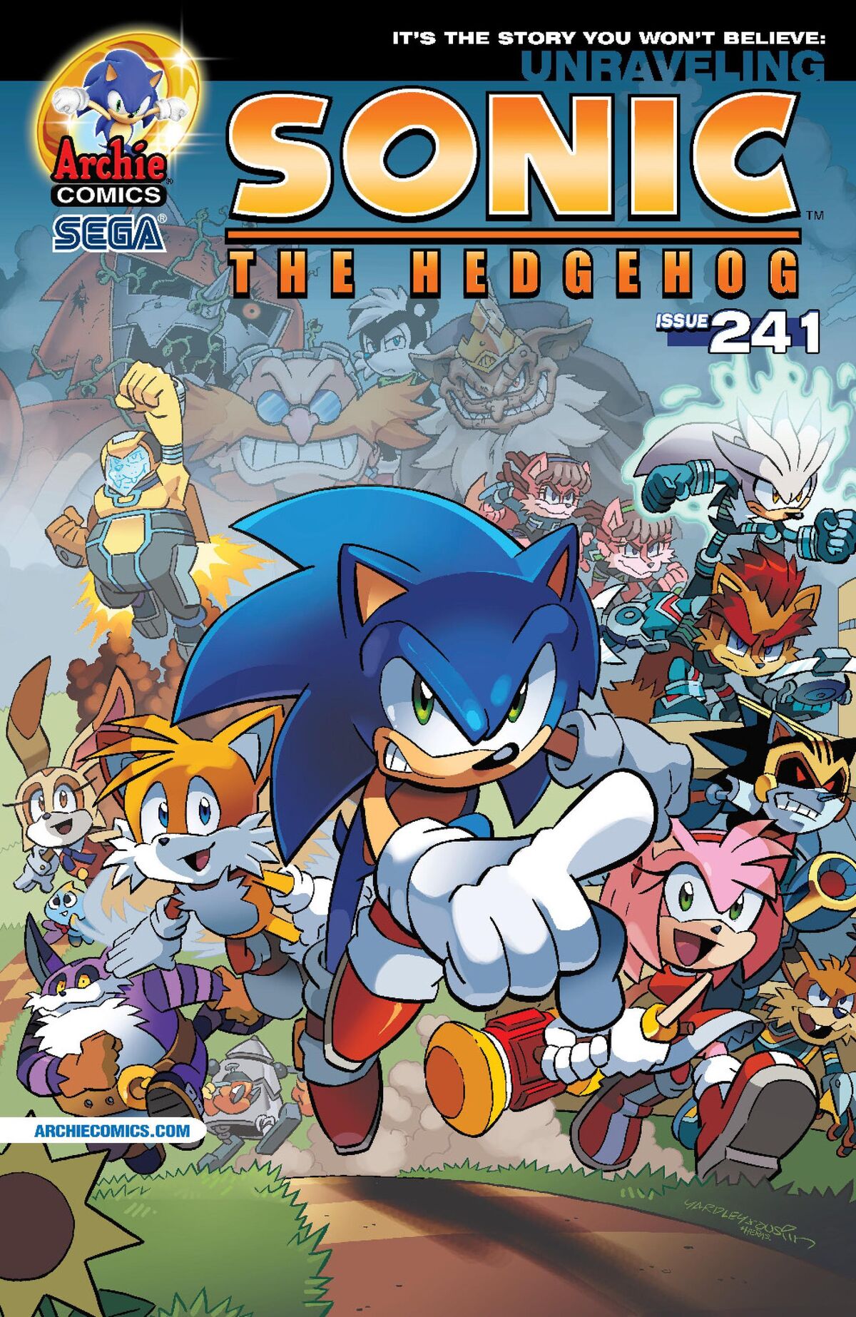 SONIC The HEDGEHOG Comic Book Issue #241 November 2012 AMY ROSE