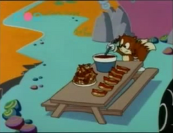 Sonic, o porco-espinho, cachorro Chili Dog, queijo Sonic Boom