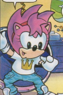 Amy Rose from Sonic the Comic by: Feniiku : r/SonicTheHedgehog