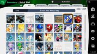 The complete collection of Sonic the Hedgehog Spirits in the Spirits List.