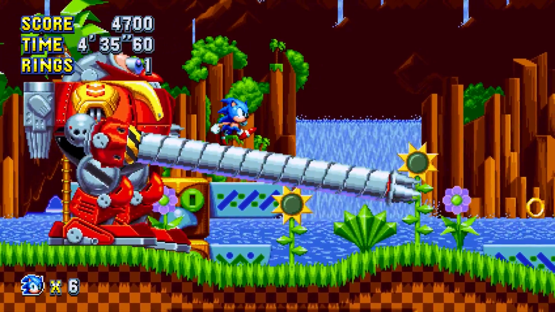 Sonic Mania New Video Shows Off Green Hill Zone Act 2