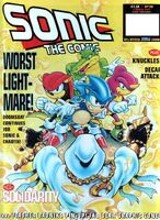 Sonic the Comic #98 (March 1997). Art by Richard Elson and John Burns.