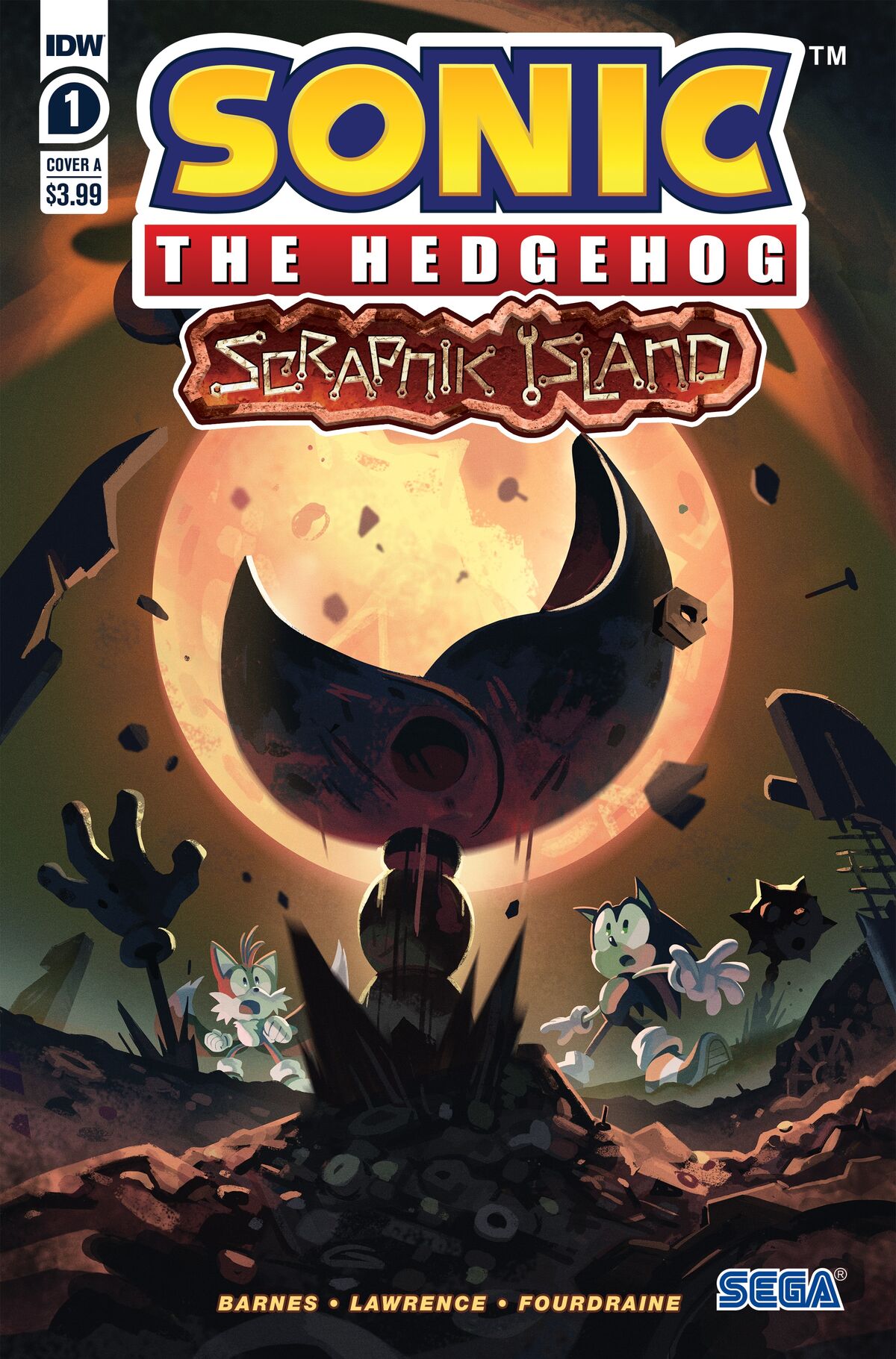 Sonic the Hedgehog (IDW COMICS)- Scrapnik Island Issue 4 Mecha Sonic's  Redemption (Dub) 