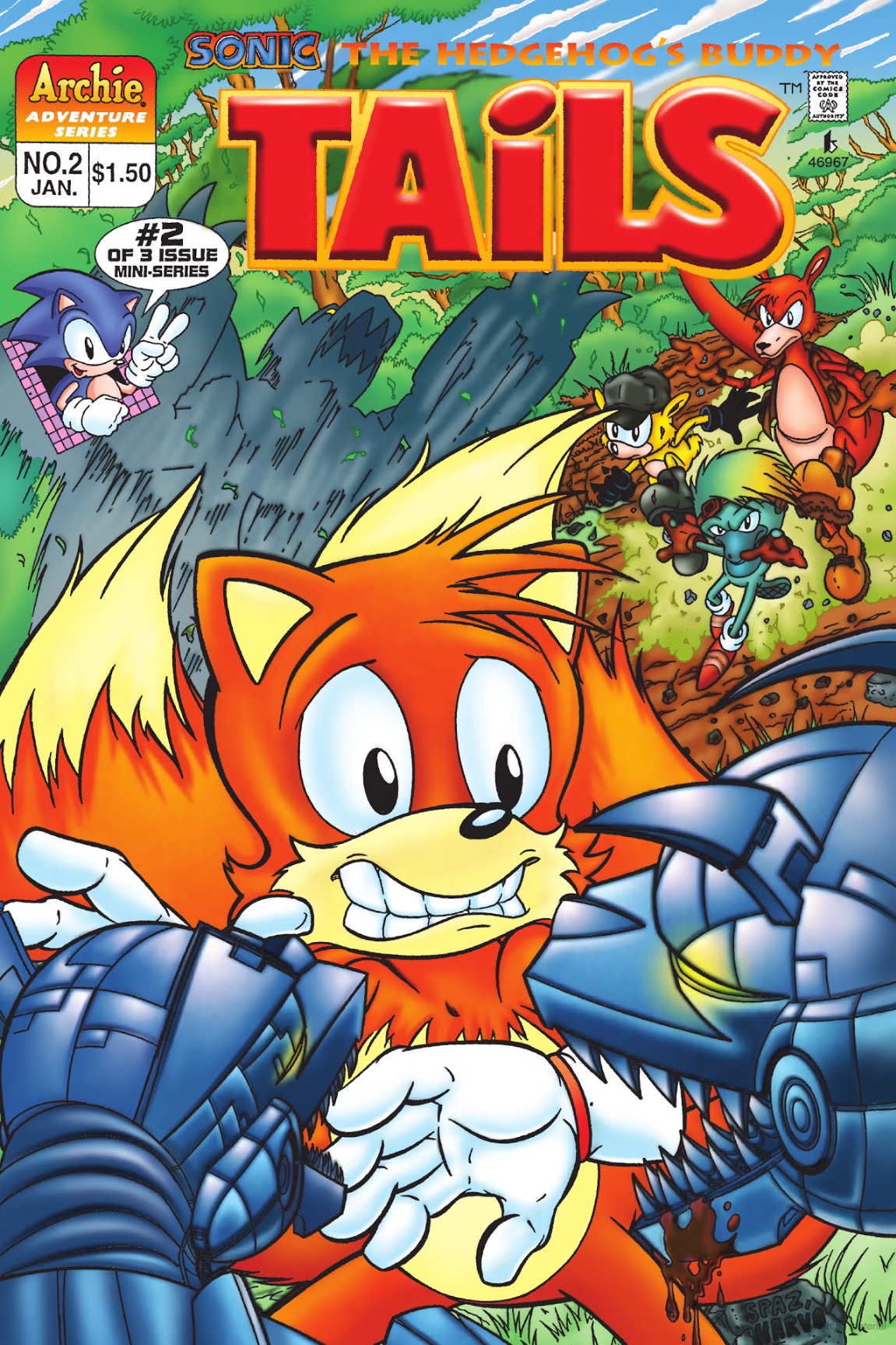 Hyper Tails (Archie), Sonic Wiki Zone