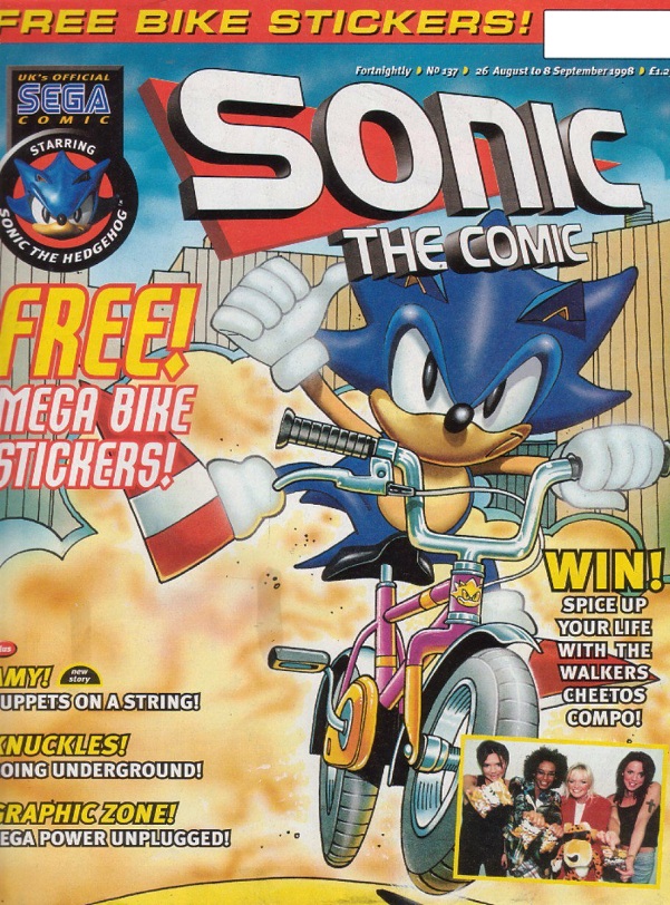 Sonic the Comic #127A FN; Fleetway Quality, includes Sonic transfers -  1998