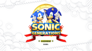 Sonic Generations title screen