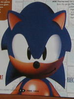 Sonic X-treme art Sonic front