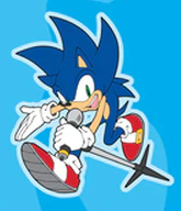 Stock art 2D Sonic sing