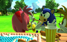 Amy na imprezie Sonica