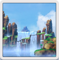 Green Hill Zone's icon in Sonic Jump (2012).