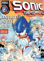 Sonic the Comic #164 (September 1998). Art by Richard Elson and John M Burns.
